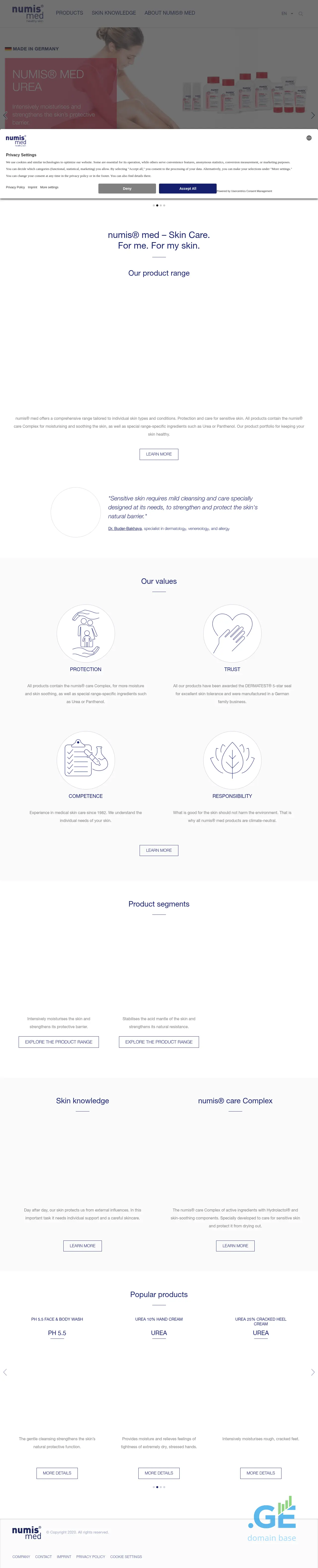 Screenshot of the site numismed.ge