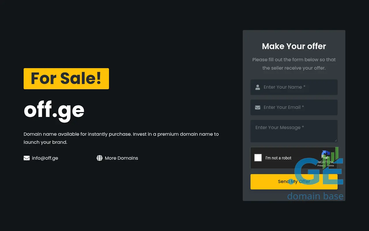 Screenshot of the site off.ge