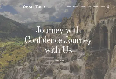 Screenshot of omnestour.ge