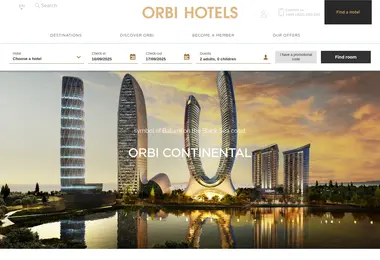orbihotels.ge-ის ეკრანის სურათი