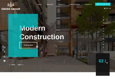 Screenshot of ordengroup.com.ge