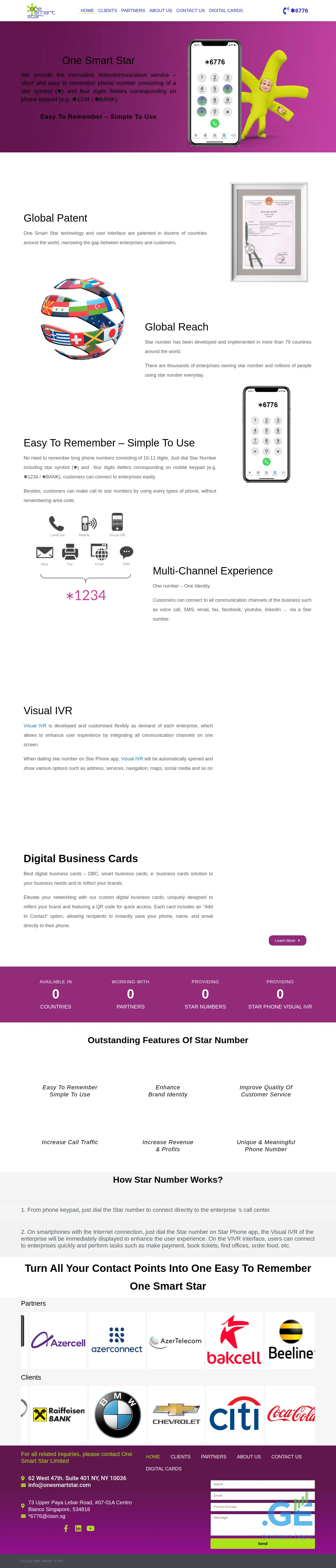 Screenshot of the site ossn.ge