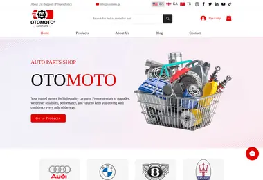 Скриншот otomoto.ge