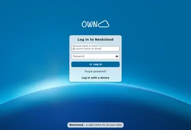 Скриншот owncloud.ge