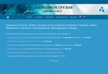 Скриншот ozon-prom.ge