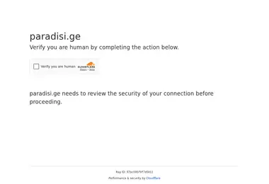 Screenshot of paradisi.ge