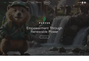 parvusgroup.ge-ის ეკრანის სურათი