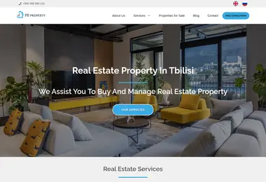 pbproperty.ge-ის ეკრანის სურათი