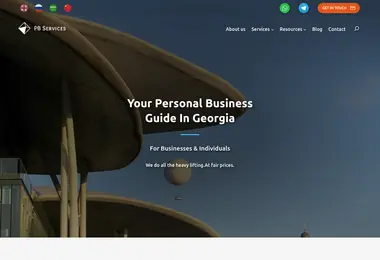 Screenshot of pbservices.ge