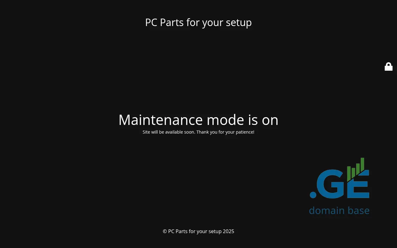 Screenshot of the site pcparts.ge