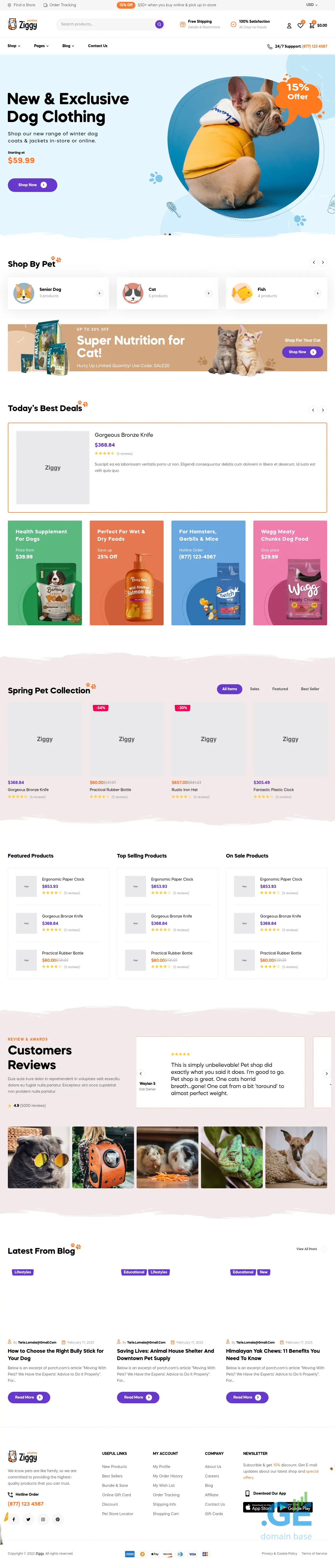 Screenshot of the site petbook.ge