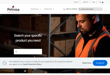 Screenshot of petrosa.ge