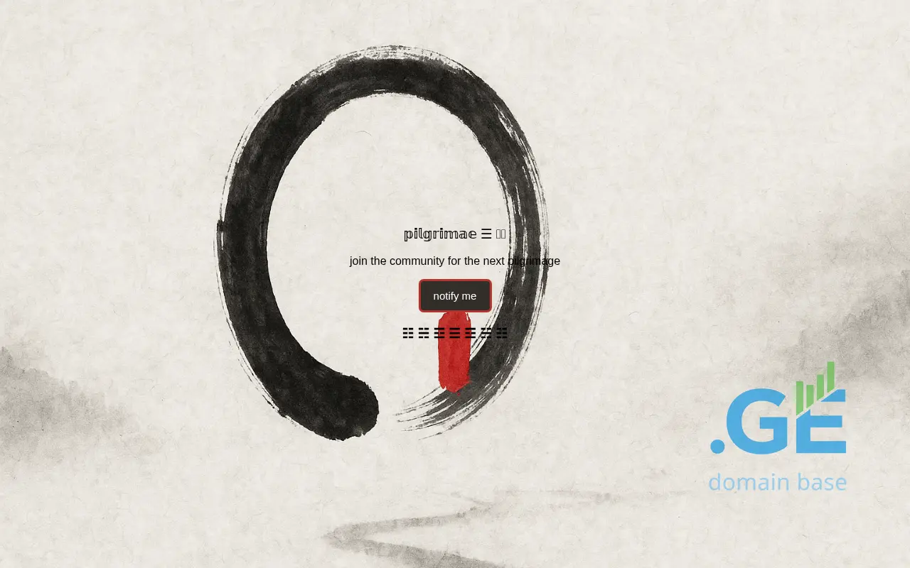 Screenshot of the site pilgrima.ge