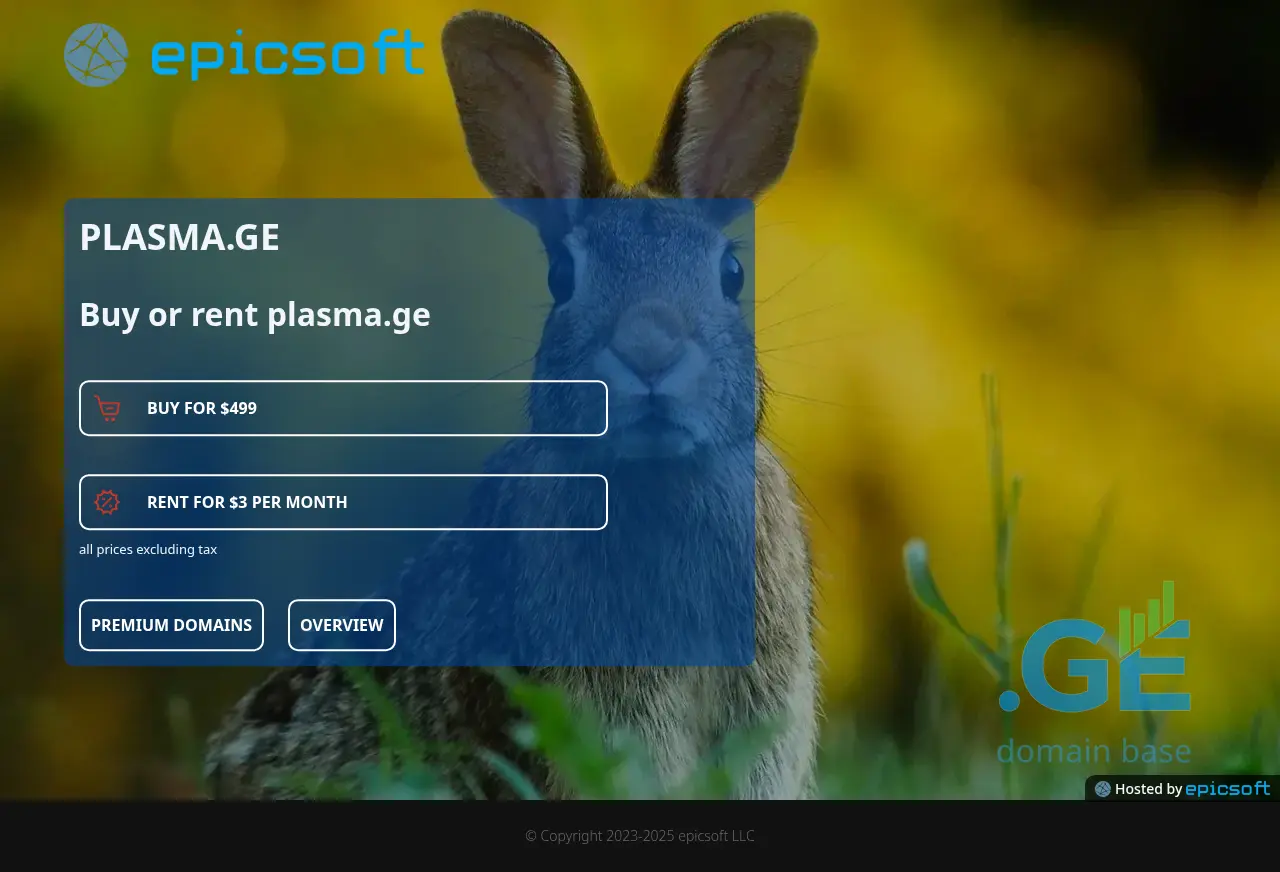 Screenshot of the site plasma.ge