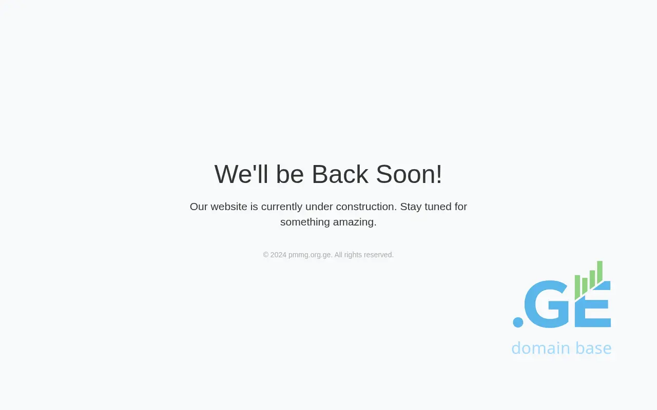 Screenshot of the site pmmg.org.ge