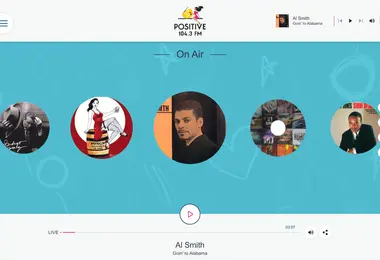 Screenshot of positive.ge