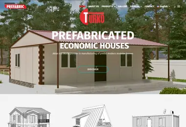 Screenshot of prefabric.ge