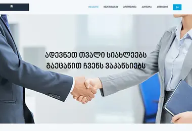Screenshot of premio.com.ge