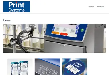 Скриншот printsystems.ge