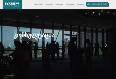Скриншот prospect.ge