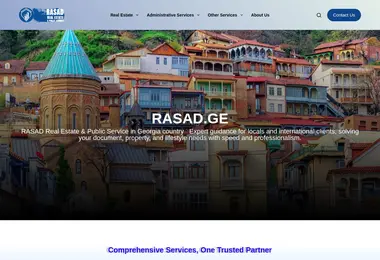 rasad.ge-ის ეკრანის სურათი
