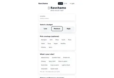 Screenshot of ravchamo.ge