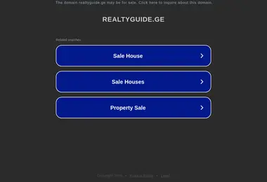 Скриншот realtyguide.ge