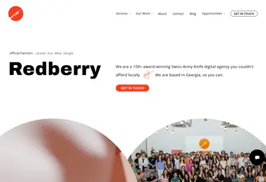 redberry.ge-ის ეკრანის სურათი