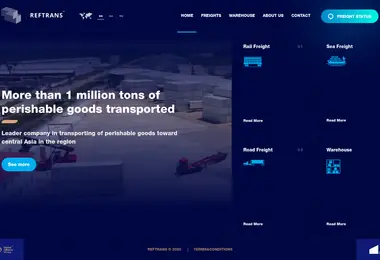Screenshot of reftrans.ge