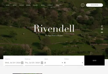 rivendell.ge-ის ეკრანის სურათი