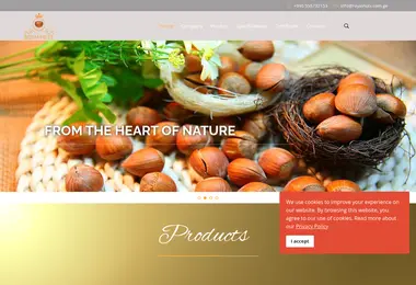 Screenshot of royalnuts.com.ge