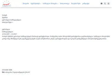 Screenshot of rschuman-europeanschool.edu.ge