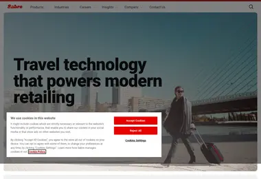Screenshot of sabre.ge