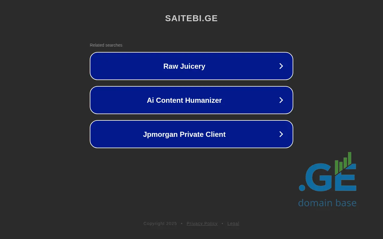 Screenshot of the site saitebi.ge