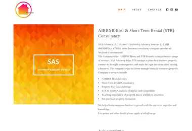 Screenshot of sas.ge