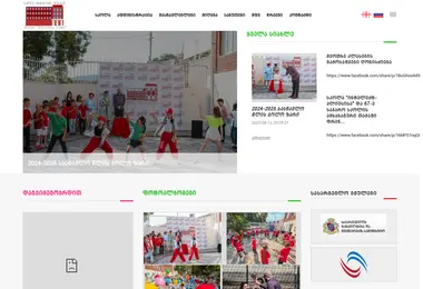 Screenshot of schoolintellectplus.ge