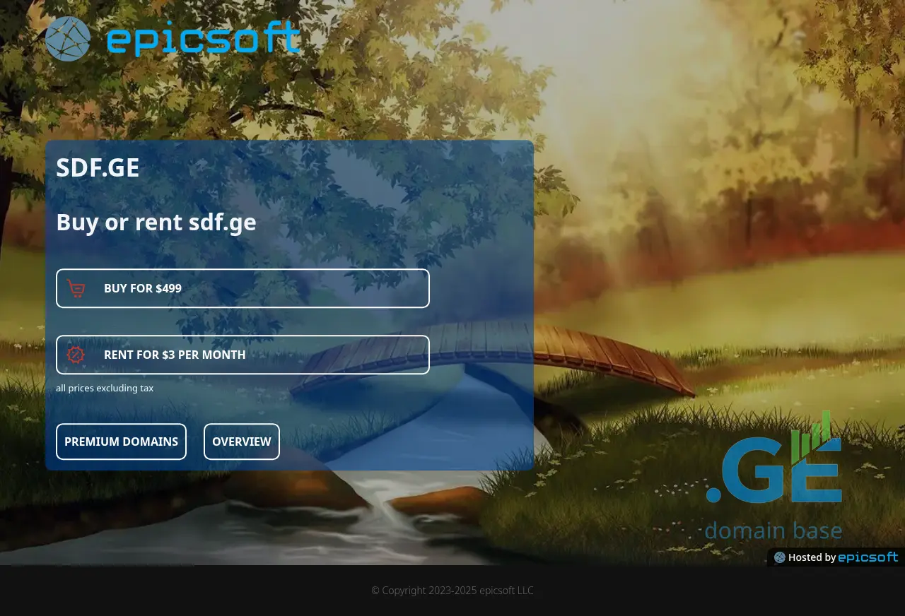 Screenshot of the site sdf.ge