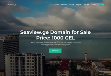 seaview.ge-ის ეკრანის სურათი