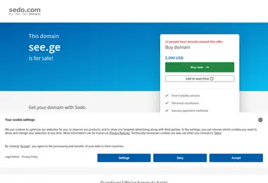 Screenshot of see.ge