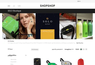 Screenshot of shopshop.ge