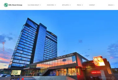 silkroadgroup.ge-ის ეკრანის სურათი