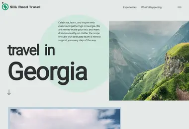 Screenshot of silkroadtravel.ge
