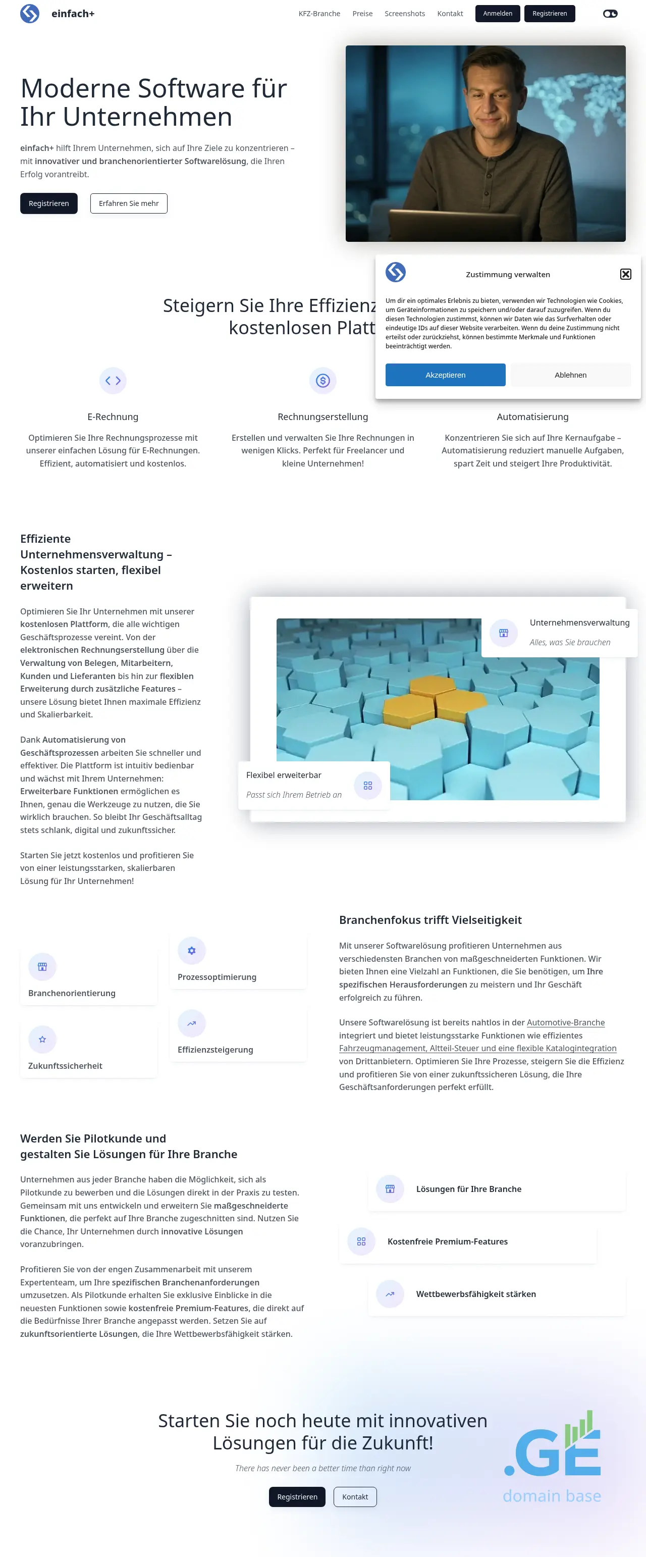Screenshot of the site simple.ge
