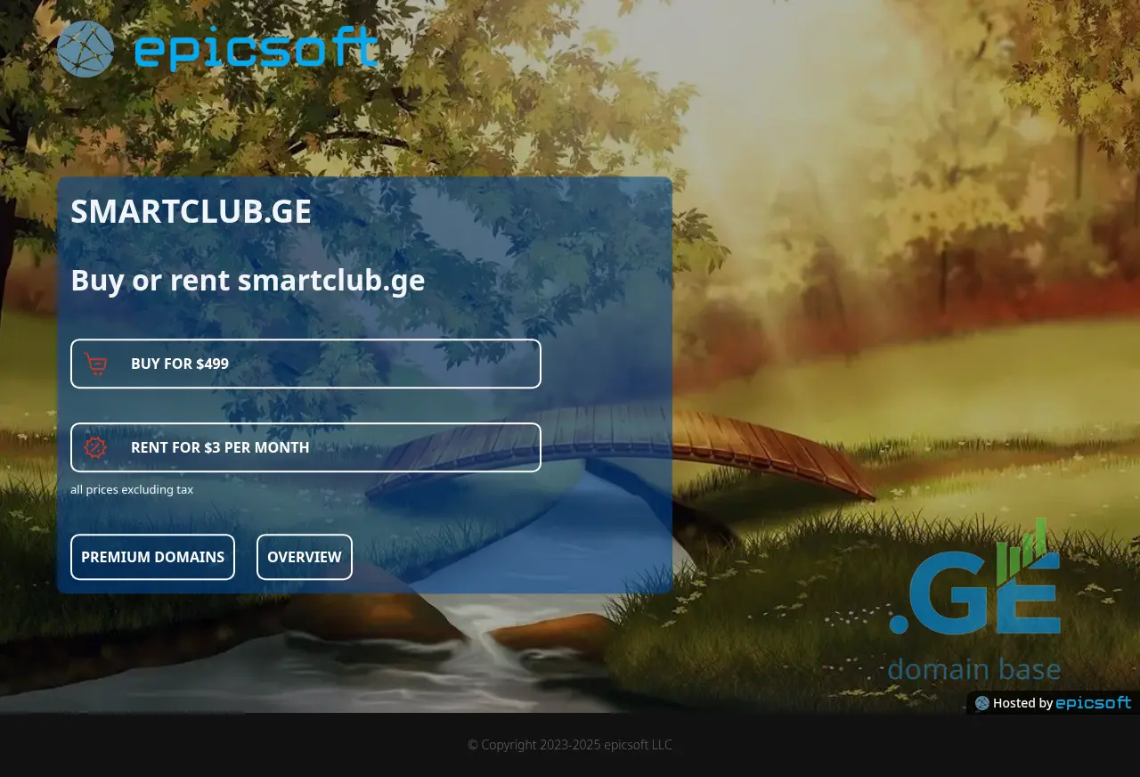 Screenshot of the site smartclub.ge