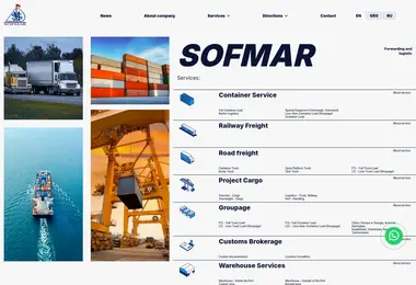 Screenshot of sofmar.ge