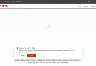 Screenshot of softx.ge