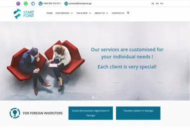 Screenshot of startpoint.ge