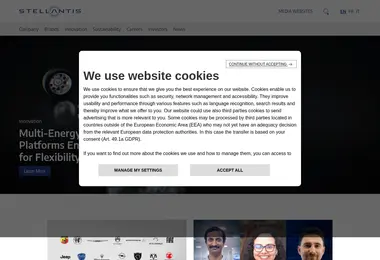 Screenshot of stellantis.com.ge