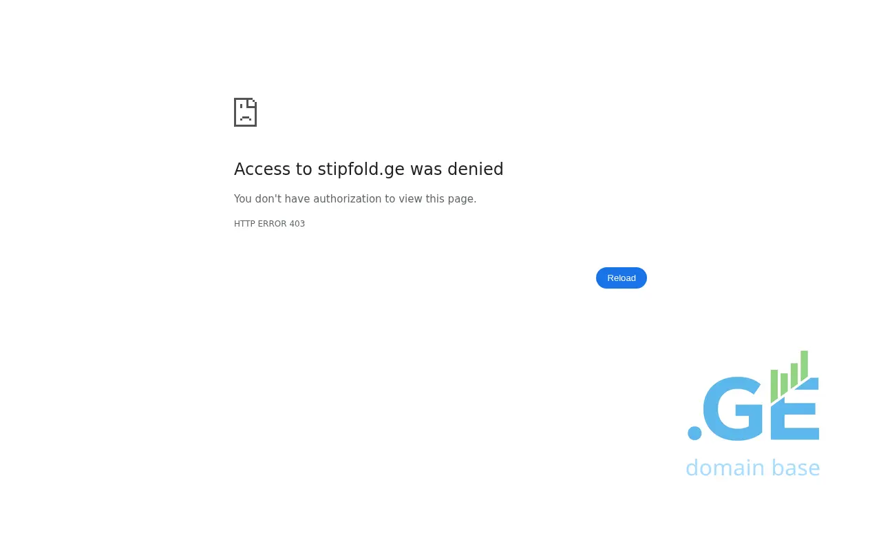 Screenshot of the site stipfold.ge