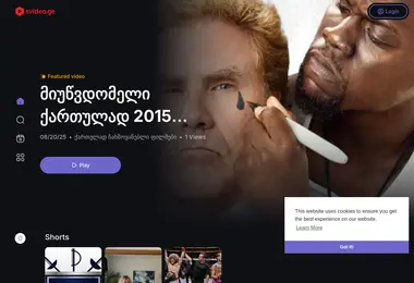 Screenshot of svideo.ge